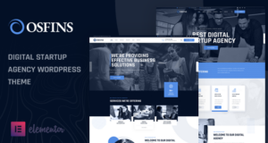 Osfins – WordPress-Layout für digitale Startup-Agenturen
