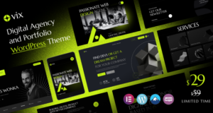 Ovix – WordPress-Layout für digitale Agentur und kreatives Portfolio