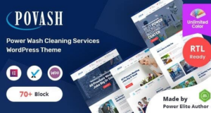 Powash | Power Wash WordPress Template + RTL