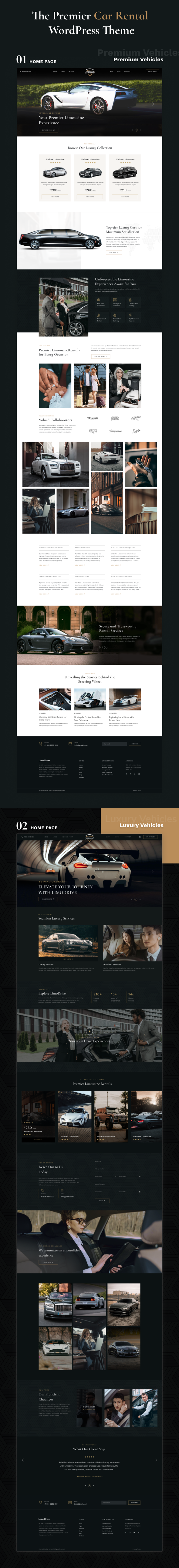 LimoDrive – Autovermietung und Limousinen-WordPress-Theme – 2