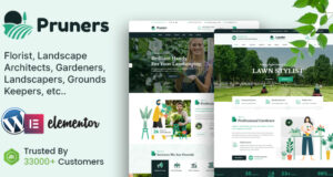 Pruners – WordPress-Vorlage für Gartenlandschaftsgärtner