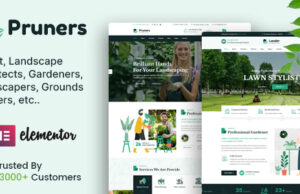Pruners – WordPress-Vorlage für Gartenlandschaftsgärtner