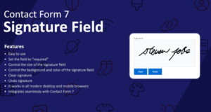 Signaturfeld für Kontaktformular 7