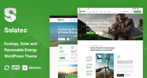 Solatec – WordPress-Template für Ökologie und Solarenergie