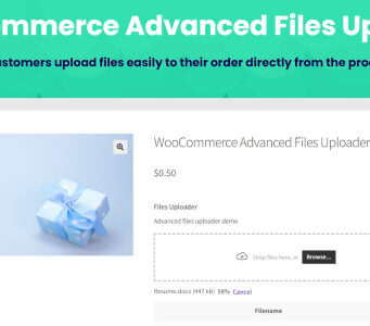 WooCommerce Advanced Files Uploader