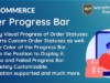 WooCommerce-Bestellfortschrittsbalken | Sendungsverfolgung
