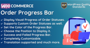 WooCommerce-Bestellfortschrittsbalken | Sendungsverfolgung