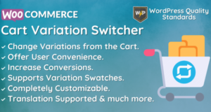WooCommerce Cart Variation Switcher | Variante im Warenkorb ändern