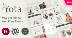 Yota – WordPress-Template für Yoga und Fitness