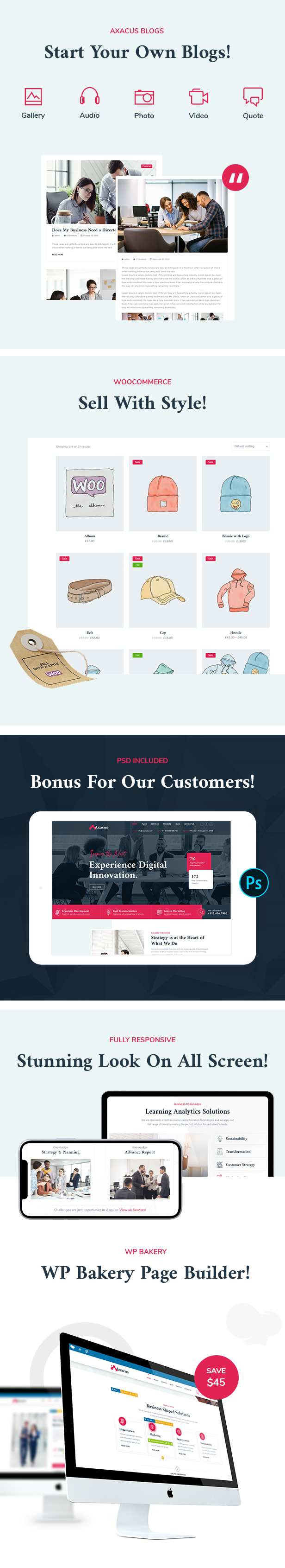 Axacus Business Agency WordPress-Theme