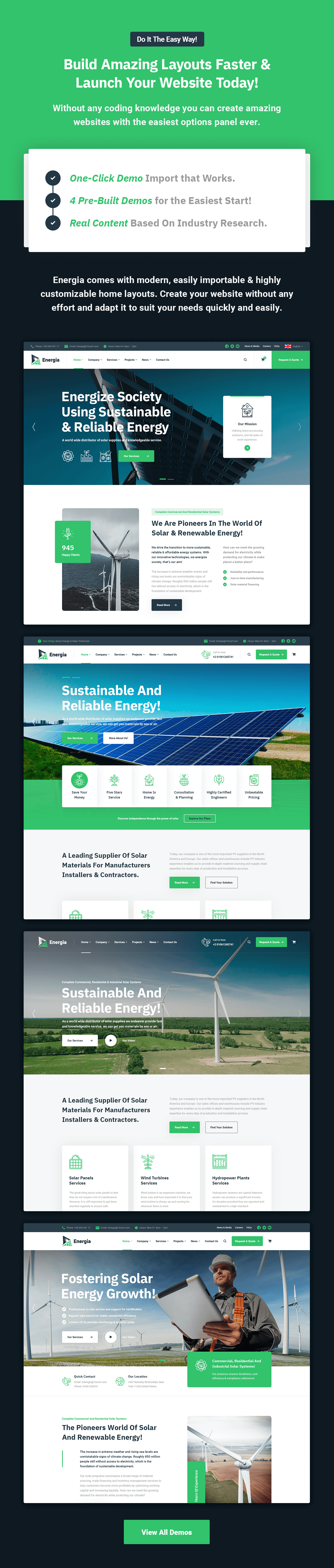 Energia – WordPress-Theme für erneuerbare Energien – 6