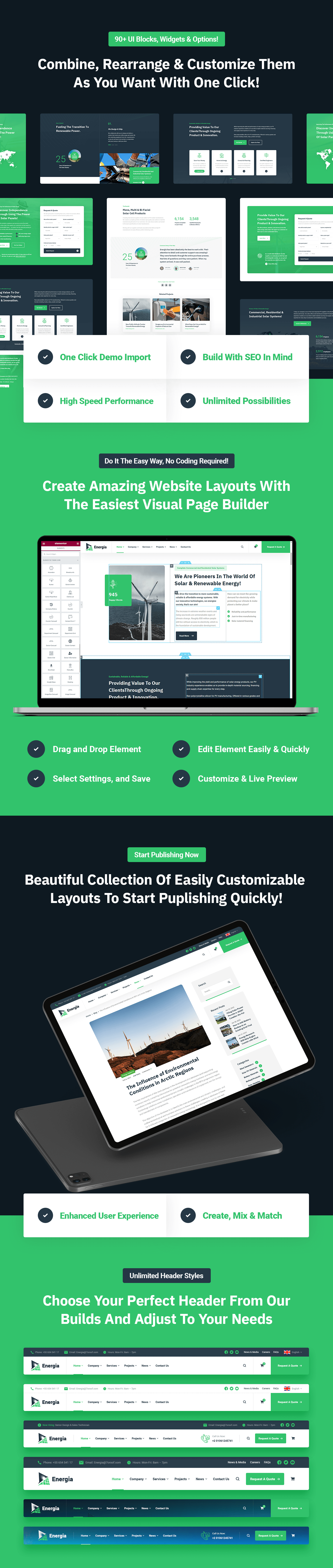 Energia – WordPress-Theme für erneuerbare Energien – 8