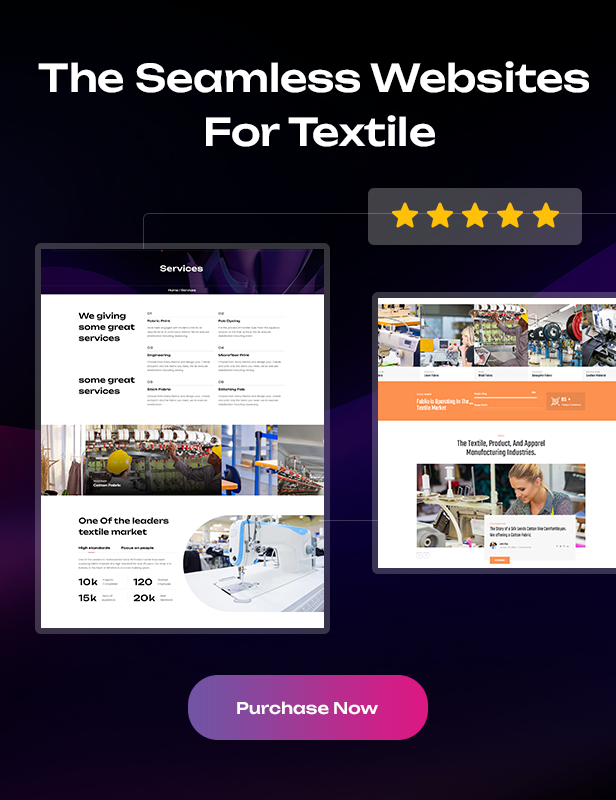 Fablio Textilindustrie & Fabrik WordPress-Theme
