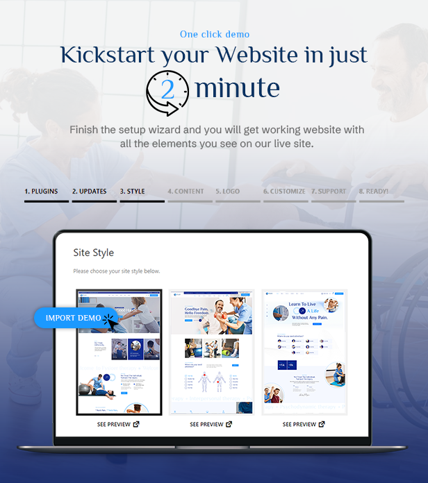 Physiofy WordPress-Theme