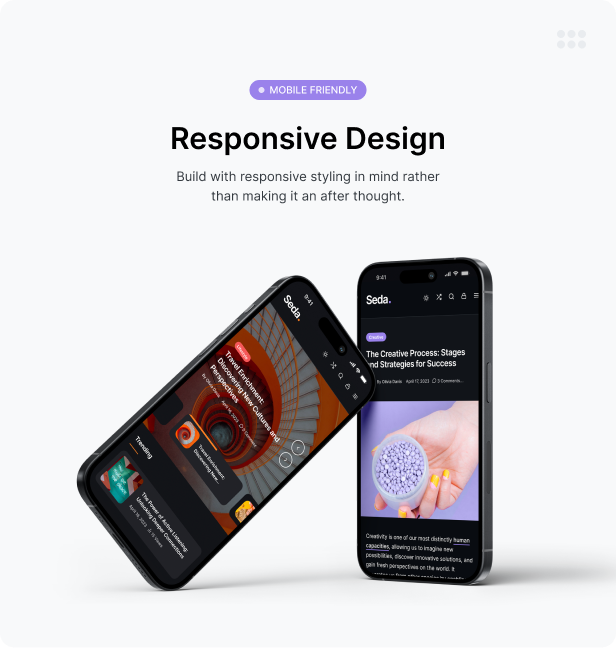 Seda – Minimales WordPress-Theme für Nachrichten/Magazine mit dunklem Modus