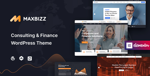 Maxbizz – Beratungs- und Finanz-Elementor-WordPress-Vorlage