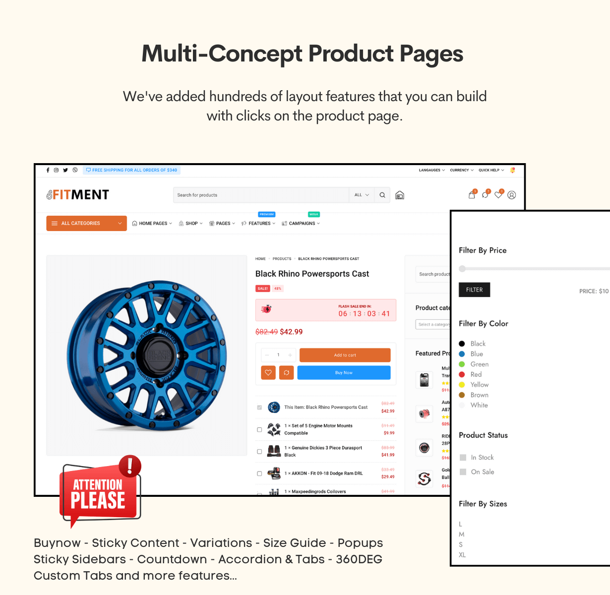 Fitment - Auto Parts Theme for Elementor WordPress WooCommerce - 8