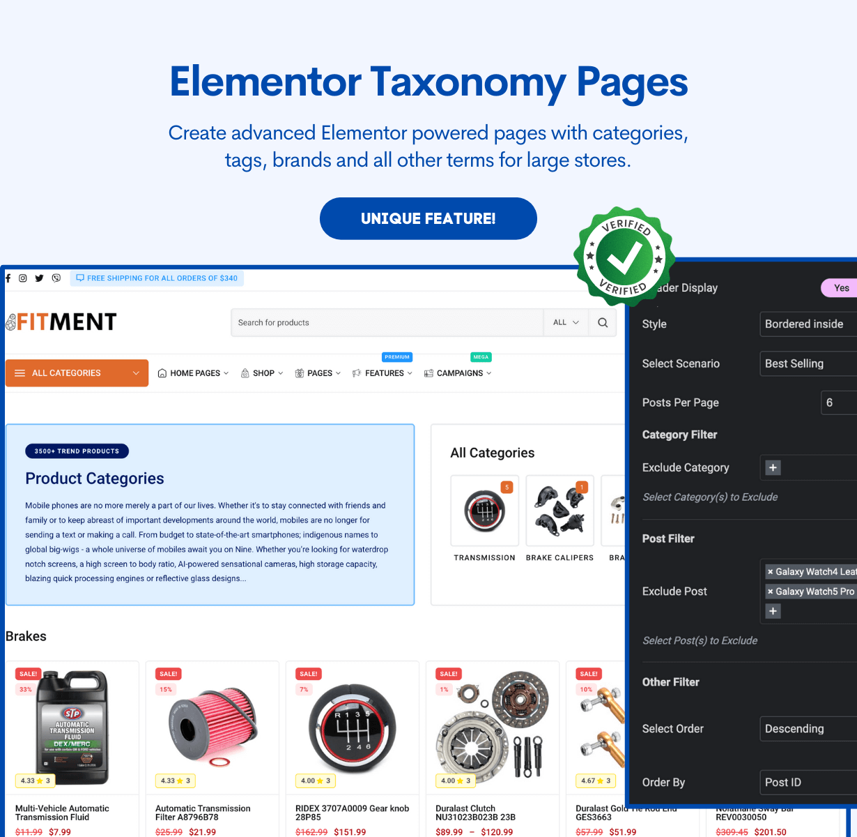 Fitment - Auto Parts Theme for Elementor WordPress WooCommerce - 19