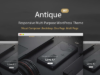 Antique – Responsives persönliches Portfolio-WordPress-Vorlage
