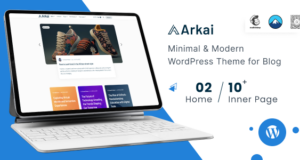 Arkai – Modernes und vielseitiges WordPress-Blog-Layout