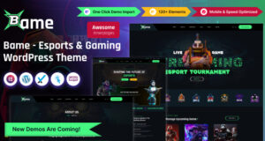 Bame – eSports- und Gaming-WordPress-Template