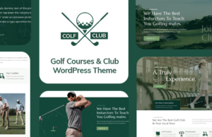 Colf – Golfplatz- und Club-WordPress-Template