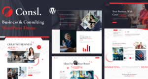 Consl – WordPress-Vorlage für Beratungsunternehmen