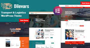 Dilevars – WordPress-Vorlage für Transport und Logistik