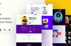 Enthor – WordPress-Template für kreatives Portfolio