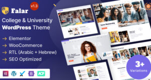 Falar – Elementor-WordPress-Layout der College-Universität