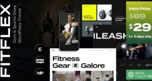FitFlex – WordPress-Vorlage für Fitnessstudio und Sportgeschäft