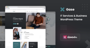 Gase – IT-Services und Business-WordPress-Template