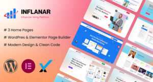 Inflanar – WordPress-Layout für den Influencer-Marktplatz