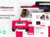 Influencer – Persönliches Blog- und Streaming-Video-WordPress-Layout