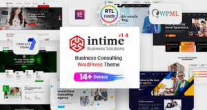 Intime – WordPress-Vorlage für Unternehmensberatung