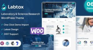 Labtox – WordPress-Vorlage für Labor- und Wissenschaftsforschung