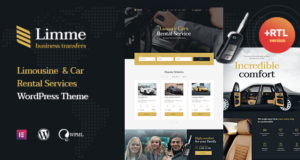 Limme – Limousinentransfers & Autohändler WordPress Layout + RTL