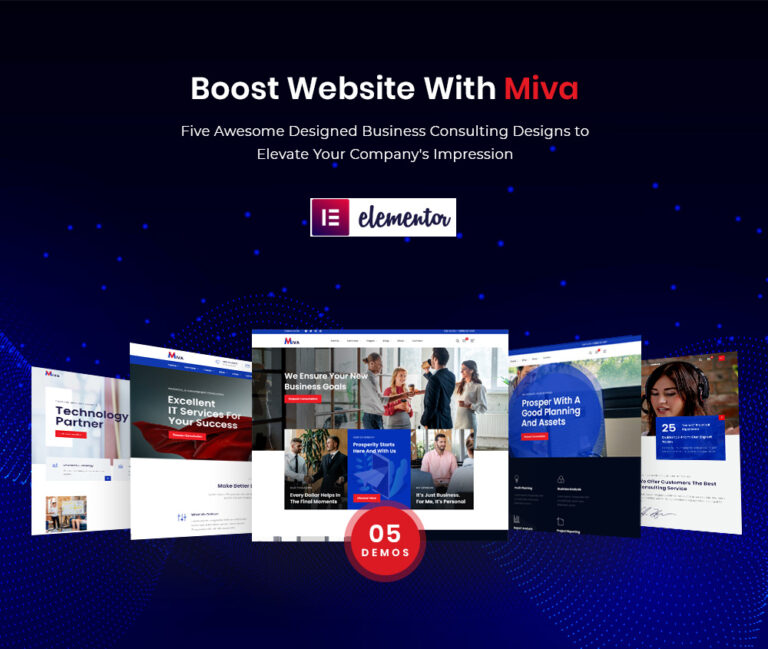 Miva – WordPress-Template für Unternehmensberatung