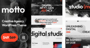 Motto – Kreativagentur und Startup-WordPress-Template