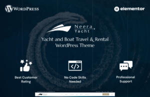 Neera – WordPress-Vorlage für Yacht- und Bootsreisen und -verleih