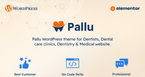 Pallu – Zahnklinik, medizinisches WordPress-Vorlage