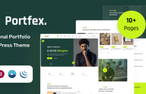 Portfex – Persönliches Portfolio-WordPress-Layout