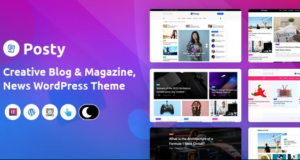 Posty – WordPress-Layout für Nachrichtenmagazine