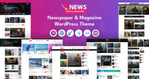 TNews – WordPress-Vorlage für Nachrichten und Zeitschriften