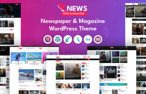 TNews – WordPress-Vorlage für Nachrichten und Zeitschriften