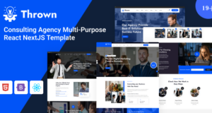Thrown-Business Consulting Agency Mehrzweck-React-NextJS-Vorlage