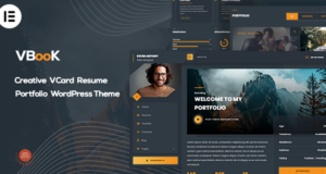 Vbook – vCard Portfolio Elementor WordPress Vorlage