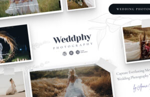 Weddphy – WordPress-Layout für Hochzeitsfotografie