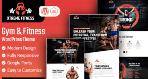 Xtreme Fitness | Fitnessstudio und Fitness-WordPress-Layout