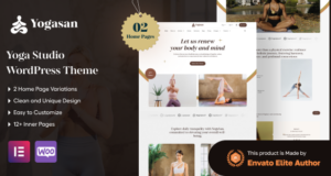 Yogasan – Yoga-WordPress-Template
